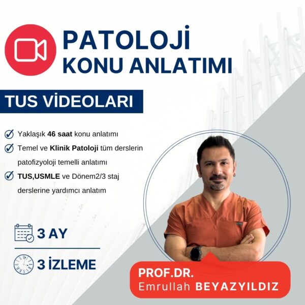 Drpatoloji Konu Anlatım Videoları (3 ay- 3 kez izleme)